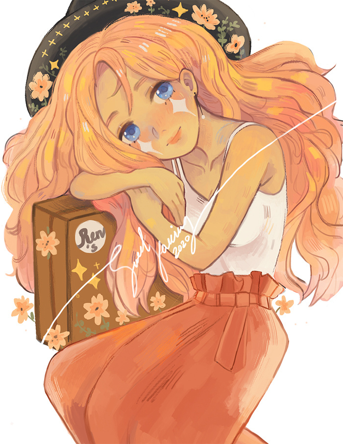 A character fanart of cytr0nelle original character,