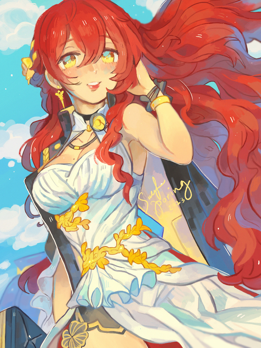 Fanart of Himeko from Honkai Star Rail.