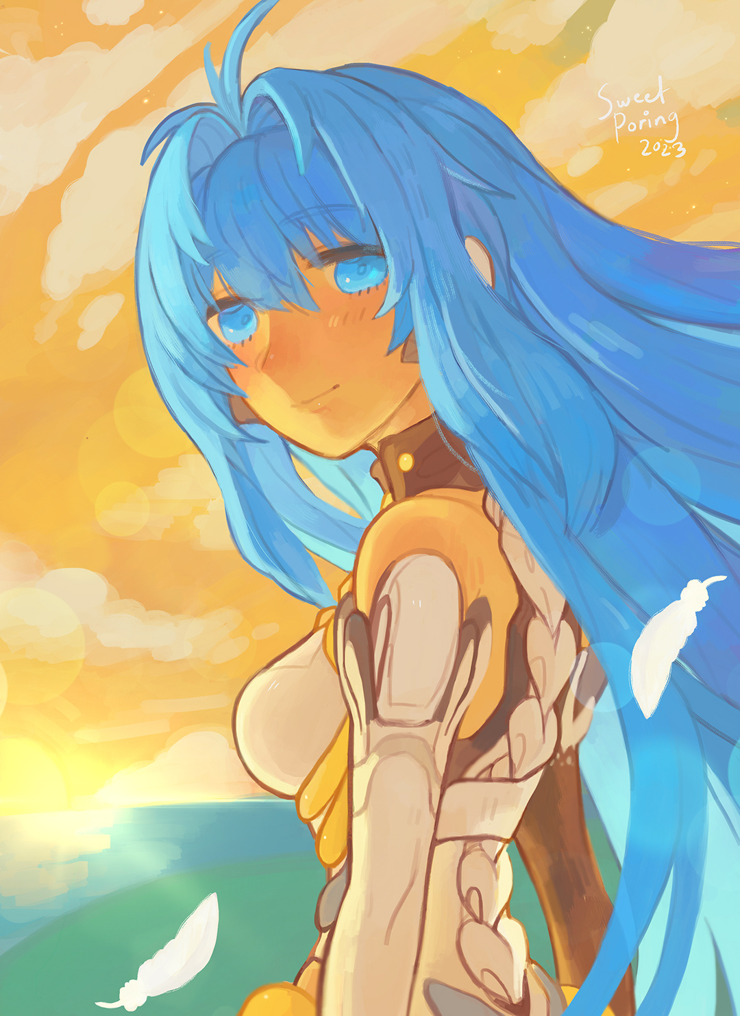 A fanart of my favorite character, KOS-MOS from Xenosaga.